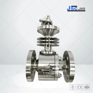 ASTM A182 F316L Floating Ball Valve, API 6D, 3/4 Inch, 300 LB