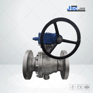 ASTM A351 CF8M Ball Valve, 8 x 6 Inch, CL 300 LB, API 6D, RF