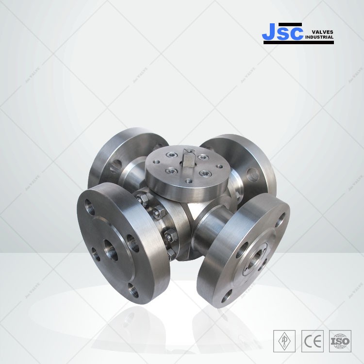 Multiport Ball Valve, Four-Way, 2-24 Inch, Class 150-900 LB