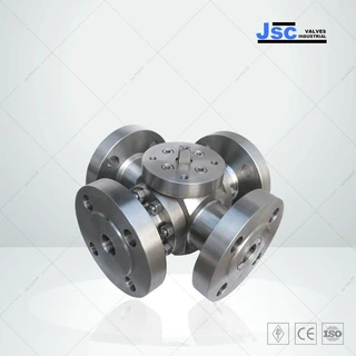 Multiport Ball Valve, Four-Way, 2-24 Inch, Class 150-900 LB