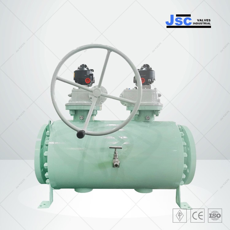 API 6D Double Block Bleed Ball Valve, A350 LF2, 10 IN, 150 LB
