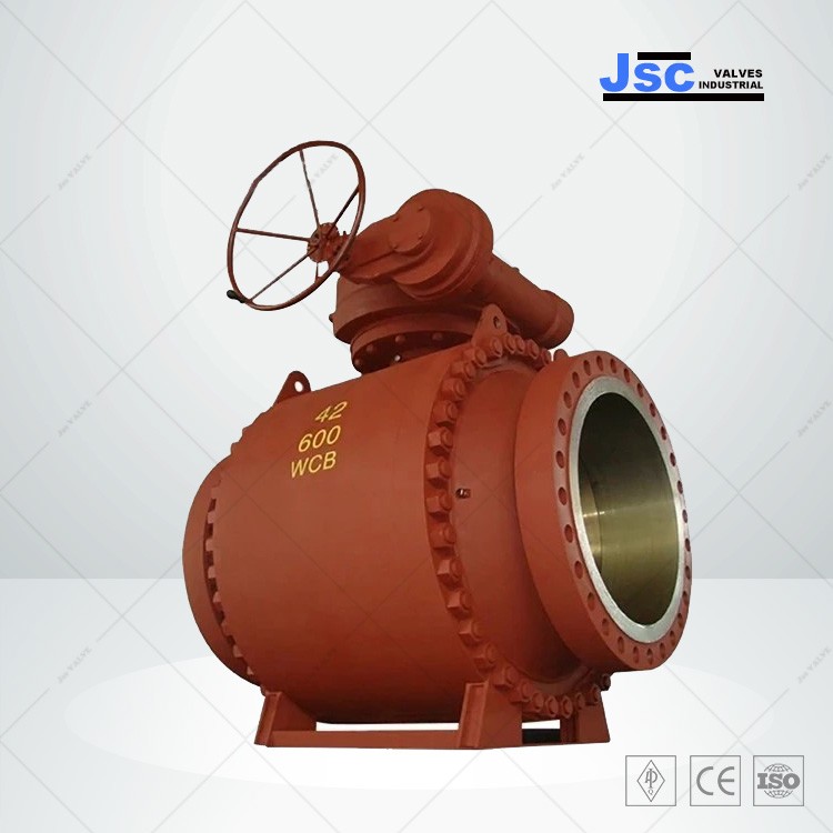 Cast Steel Trunnion Ball Valve, API 6D, WCB, 42 Inch, 600 LB