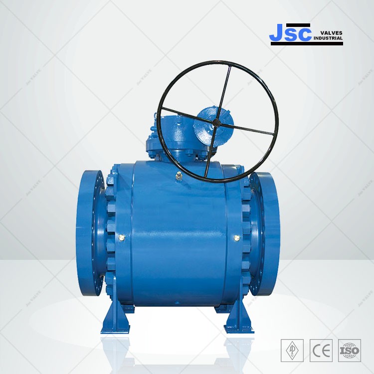 Quarter Turn Ball Valve, Trunnion, Forged Steel, 2-48 Inch