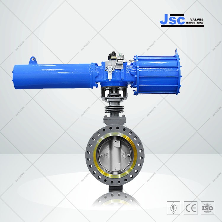 API 609 Pneumatic Actuated Metal Seated Butterfly Valve - JSC