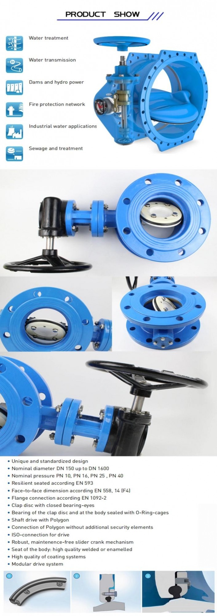 Double Eccentric Butterfly Valve