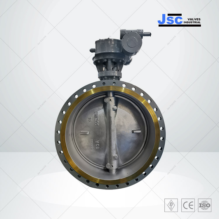 GOST Triple Offset Butterfly Valve, A216 WCB, DN1200, PN16