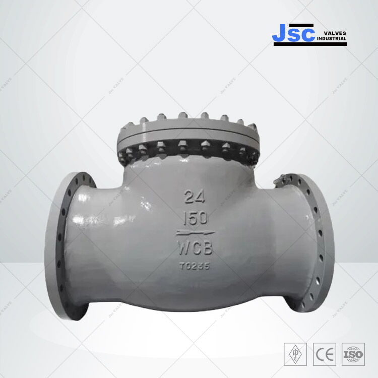 ASTM A216 WCB Swing Check Valve, BS 1868, 24 Inch, CL 150 LB