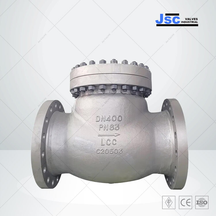 ASTM A352 LCC Swing Check Valve, DIN 3356, DN400, PN63, 16IN