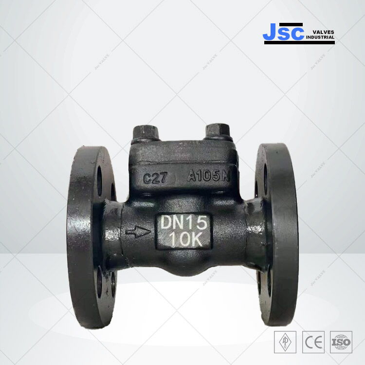 JIS Forged Swing Check Valve, ASTM A105N, DN15, 10K, Flanged