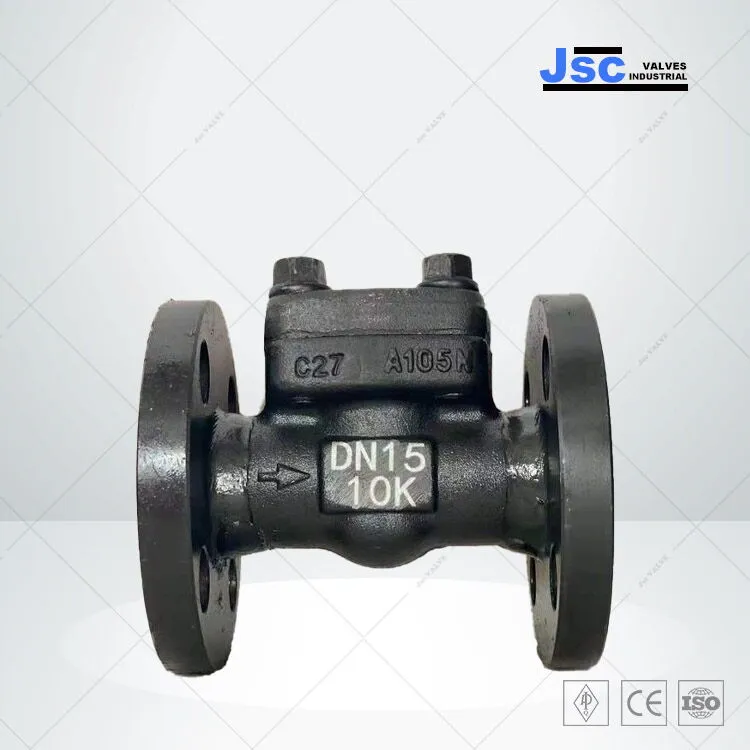 JIS Forged Swing Check Valve, ASTM A105N, DN15, 10K, Flanged