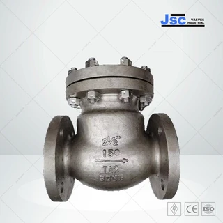 Titanium Swing Check Valve, TA2, BS 1868, 2-1/2 Inch, 150 LB