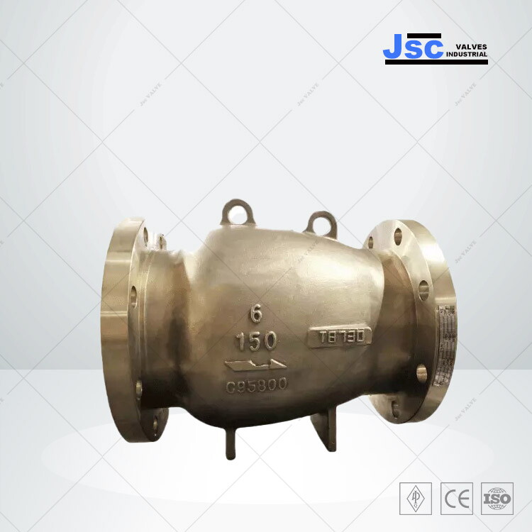 ASTM B148 C95800 Check Valve, Non-Slam, BS 1868, 6 IN, CL150