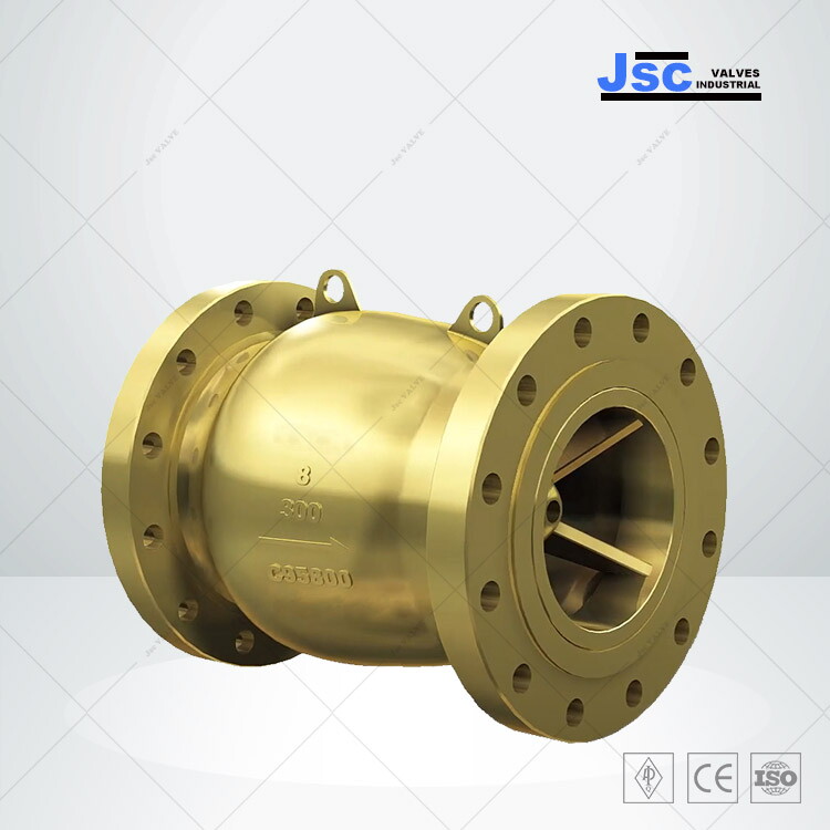 Silent Check Valve, BS 1868, ASTM B148 C95800, 8 IN, CL 300