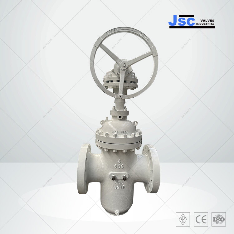 API 6D Flat Gate Valve, Double Block Bleed, WCB, 8 IN, CL600