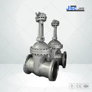 GOST 5762 Gate Valve, ASTM A352 LC1, 20 Inch, 300 LB, Flanged