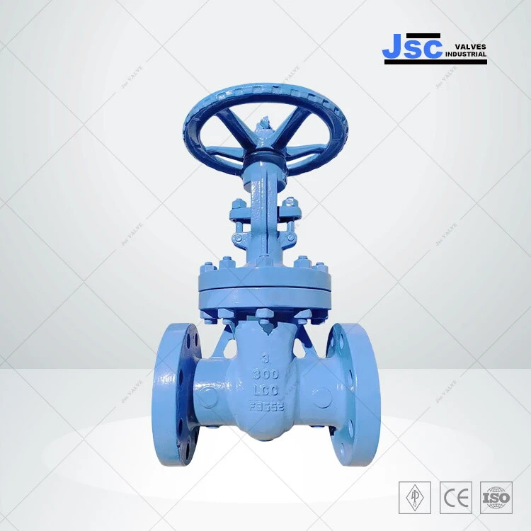 ASTM A352 LCC Wedge Gate Valve, API 600, 3 IN, CL300, OS&Y