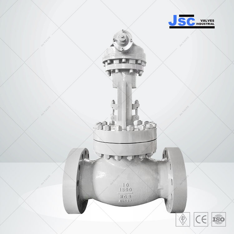 ASTM A216 WCB Globe Valve, BS 1873, 10 Inch, 1500 LB, RTJ