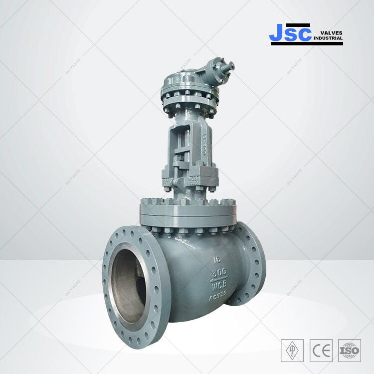 BS 1873 Globe Valve, Cast Steel, ASTM A216 WCB, 16 IN, CL300