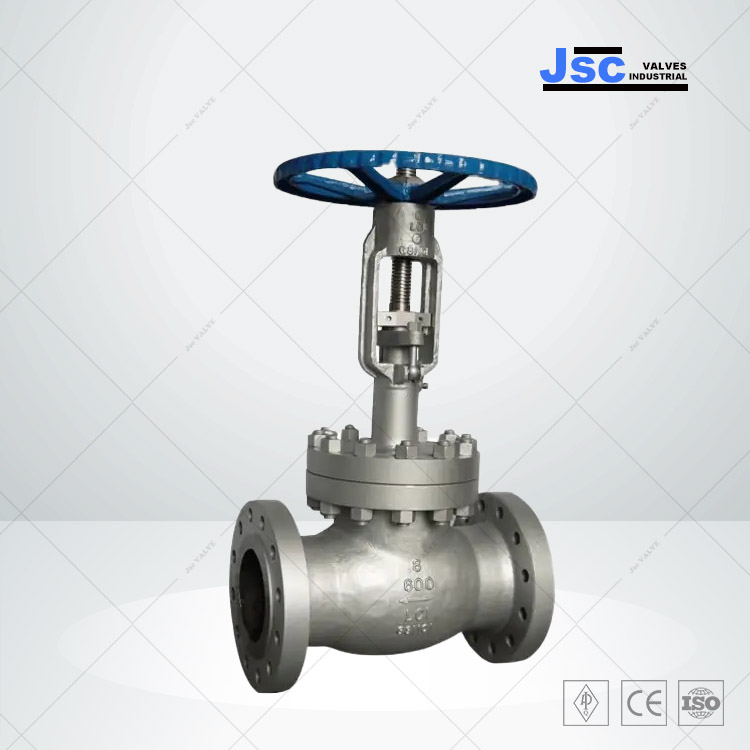 Extended Bonnet Globe Valve, ASTM A352 LC1, 8 Inch, 600 LB