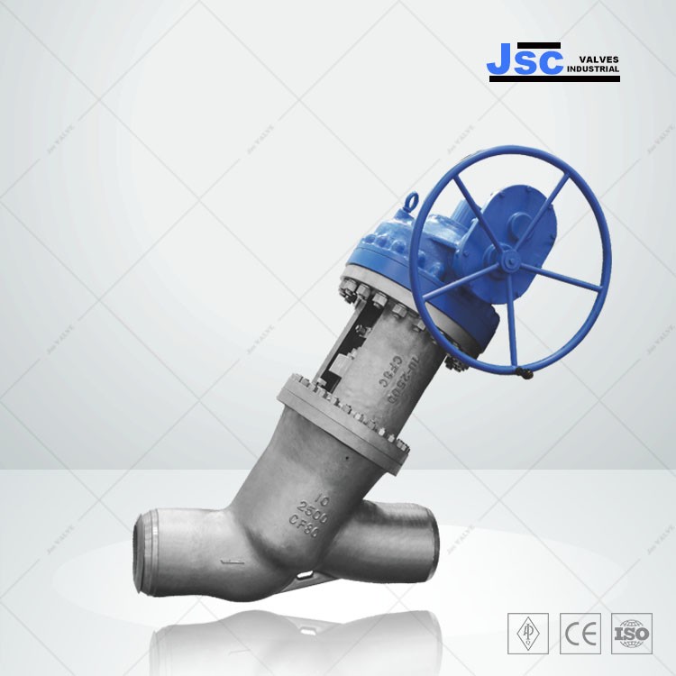 Y Pattern Globe Valve, ASME B16.34, 1/2-14 Inch, 150-2500 LB