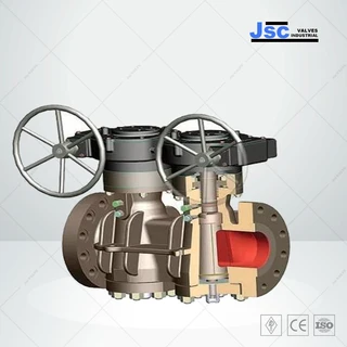 Pressure Balanced Twin Plug Valve, API 599, DIN 3202