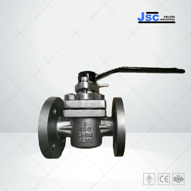 ASTM A351 CF3M Plug Valve, API 599, 1 Inch, 150 LB, RF Ends