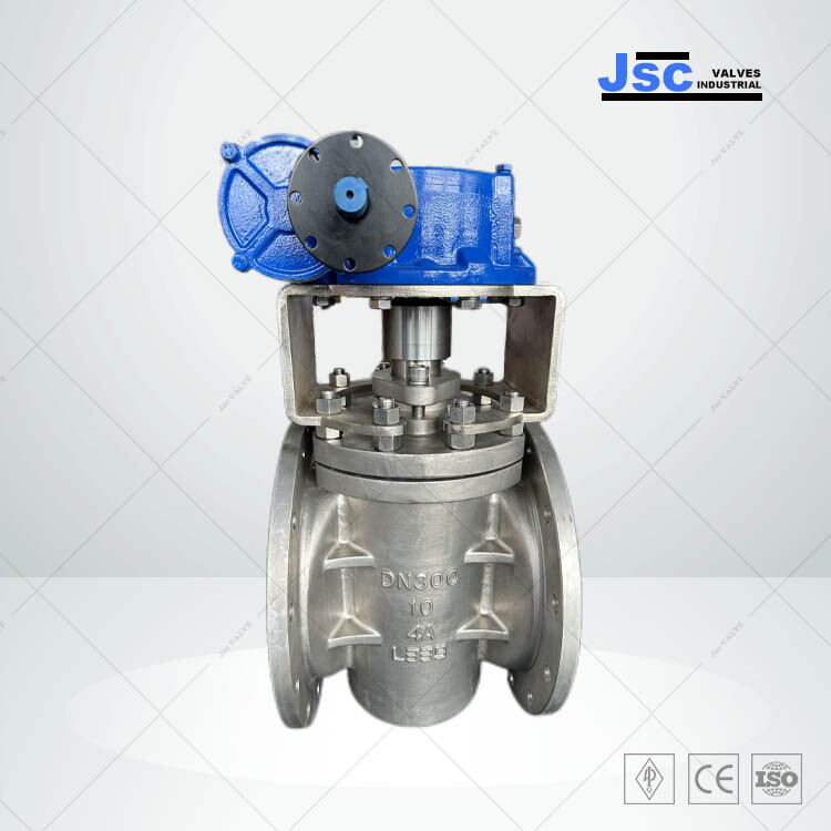CD3MN Plug Valve, ASTM A890 4A, DN300, PN10, PTFE Sleeved