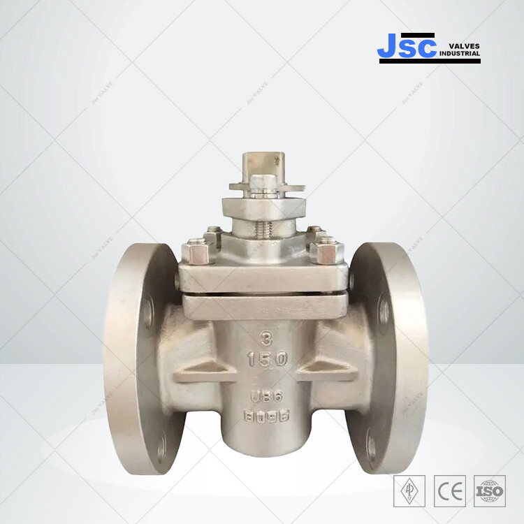 Super Austenitic Plug Valve, UB6, SS 904L, 3 IN, 150 LB, RF