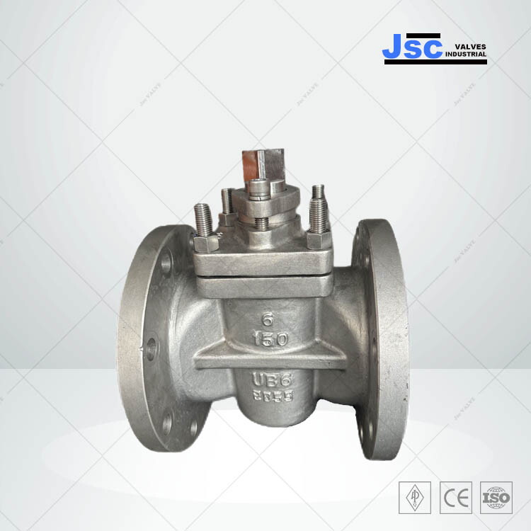 UB6 Plug Valve, DIN 1.4539, API 599, 6 IN, 150 LB, PTFE Seat