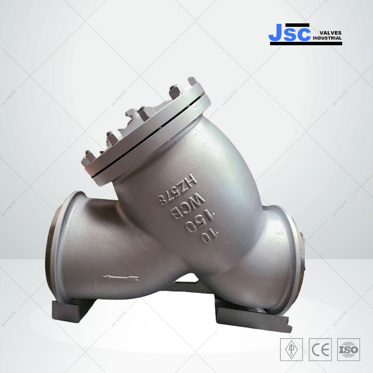 ASME B16.34 Y Strainer, ASTM A216 WCB, 10 IN, CL 150, BW End