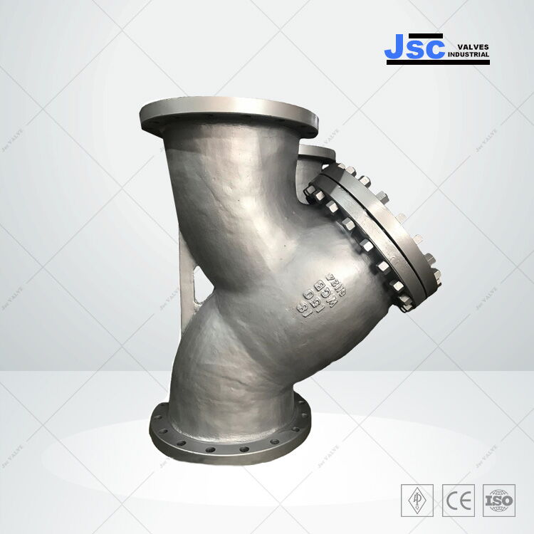 Cast Carbon Steel Y Strainer, ASTM A216 WCB, 18 Inch, 150 LB