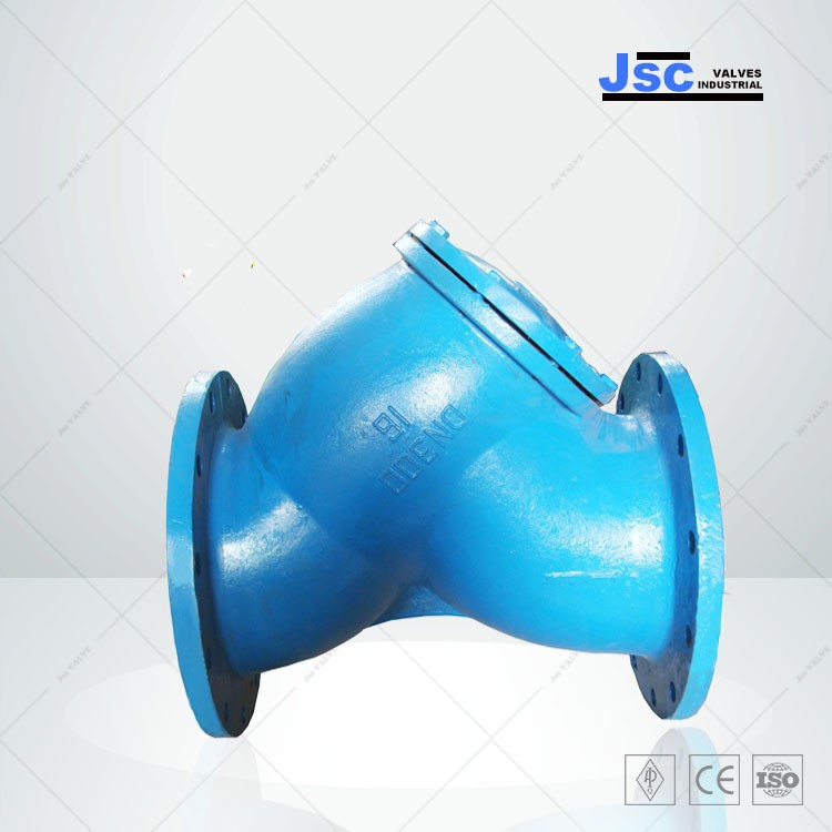 Cast Iron Y Strainer, ASME B16.34, 1/2-24 Inch, Class 150 LB