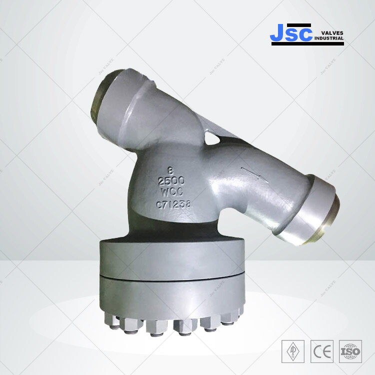 High Pressure Y Strainer, WCC, ASME B16.34, 8 Inch, 2500 LB