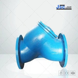 Cast Iron Y Strainer, ASME B16.34, 1/2-24 Inch, Class 150 LB