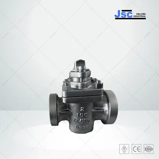 Plug Valve, ASTM CD4Mcu, 2inch  150LB, PTFE