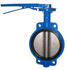 Wafer Butterfly Valve: Cast Iron,ANSI B16.10,NPS 2