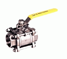 3-piece Butt Welded Ball Valve, PN1.6-6.4MPa, SS, CS