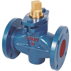 Cast Steel Two-way Plug Valve, Copper Core