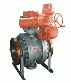 Electric Trunnion Ball Valve, Bonnet Bolt, ASME B16.5
