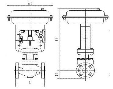 Pneumatic Diaphragm Sleeve Control Valve Structure
