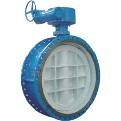 Flange Double Eccentric Soft Seal Butterfly Valve
