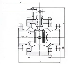 Carbon Steel Rotary Control Valve Structure
