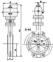 Electric Wafer Fluorine Control Valve Structure