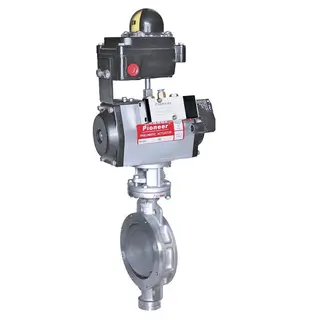 Pneumatic Wafer Metal Hard Seal Control Valve, CS