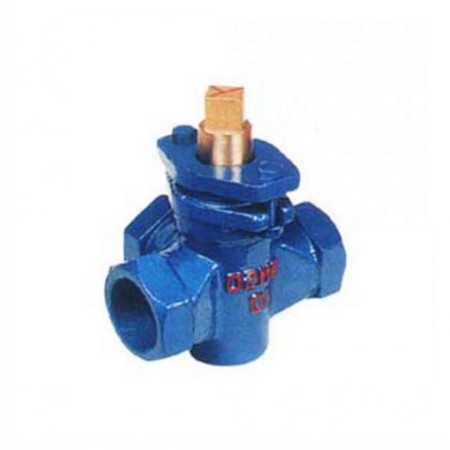 Three-way Copper Core Internal Threaded Plug Valve