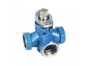 Three-way Internal Thread Plug Valve, Stainless Steel