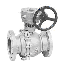 Worm Gear Flange Ball Valve, DN15-200mm