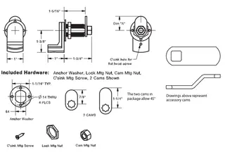 Key Components of a Cam Lock
