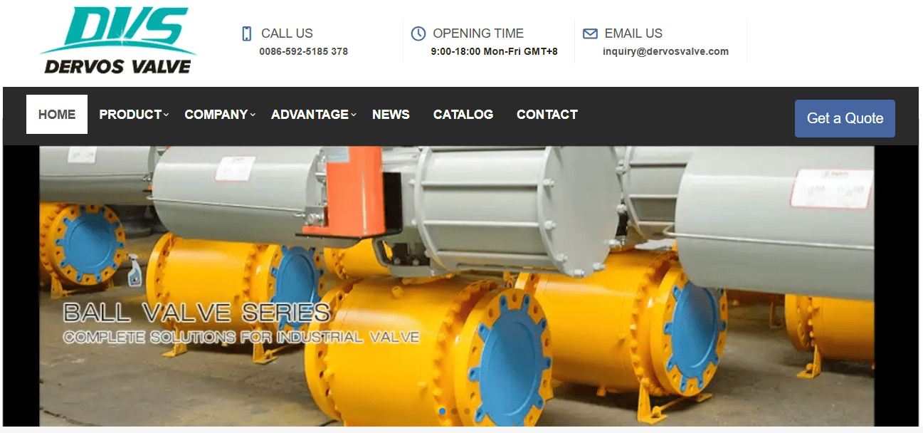 DERVOS Valve Co., Ltd.
