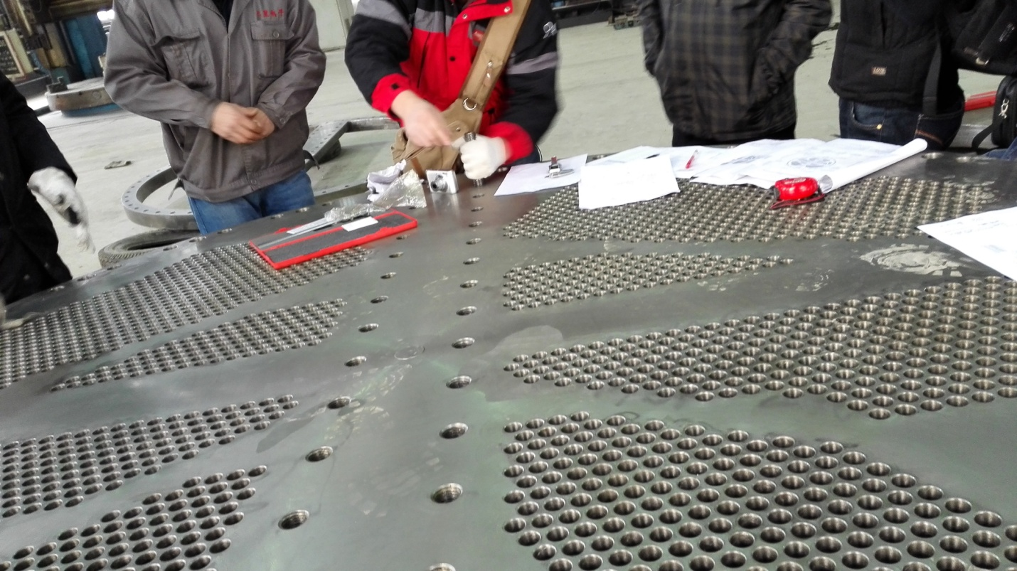 ASTM A266 Gr.2 Tubesheet, Stainless Steel Cladding, ASME VIII ASTM A266 Gr.2 Tubesheet, Stainless Steel Cladding, ASME VIII